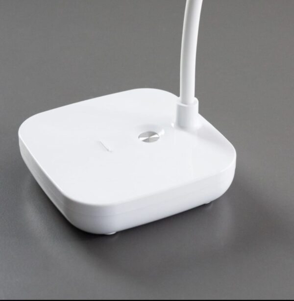 Lampe De Bureau Flexible - Support Téléphone - Chargement USB - 3 Modes D'éclairage - Bouton Tactile - Blanc – Image 15