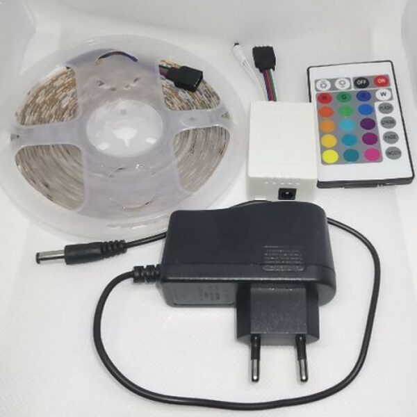 Pack de 3 Kit Ruban LED RGB - Étanche - 16 Couleurs - 4 Modes - 15 Mètres - Télécommande – Image 9