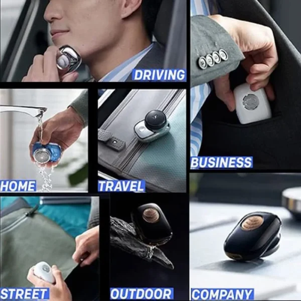 Petit Rasoir Électrique Portable - Format De Poche - Lavable Pour Une Utilisation Humide et Sèche - Rechargeable - Hommes et Femmes – Image 7