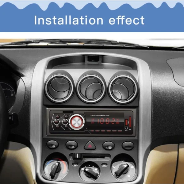 Autoradio FM - Bluetooth MP3 - Lecteur Audio Stéréo - DIN Pour Téléphone Portable - Télécommande – Image 7