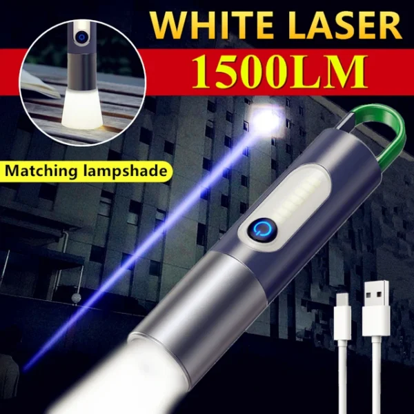 Lampes De Poche LED - Rechargeables - Étanches Ultra Lumineuses - Torche D'urgence  Pour le Camping