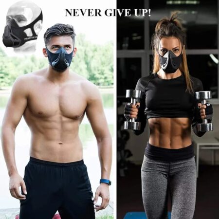 Masque D'exercice - 25 Niveaux De Résistance - Ajustable - Améliore Les Performances Cardiovasculaires - Pour Hommes et Femmes