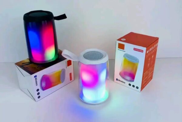 Haut-parleur - Speaker Sans Fil - Carte Son Moniteur De Jeu Mobile Coloré - Blanc – Image 2