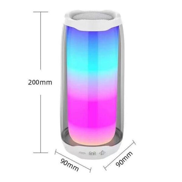 Haut-parleur - Speaker Sans Fil - Carte Son Moniteur De Jeu Mobile Coloré - Blanc – Image 5