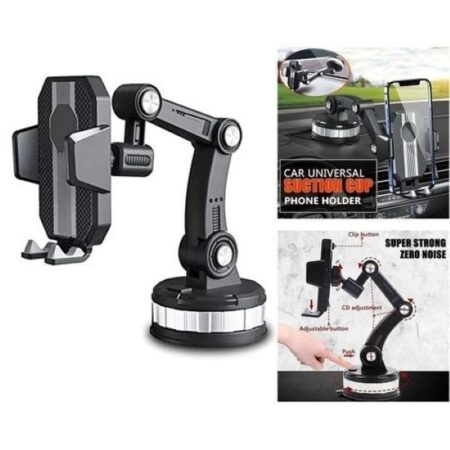 Support De Téléphone Pour Pare-Brise De Voiture - Ventouse - Support De Téléphone Pour Tableau De Bord De Voiture