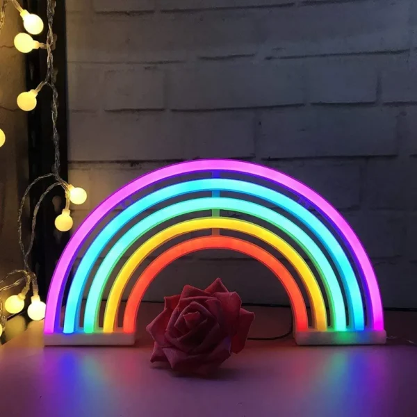 Enseigne Lumineuse Led En Néon (arc-en-ciel) - USB - Décoration – Image 8