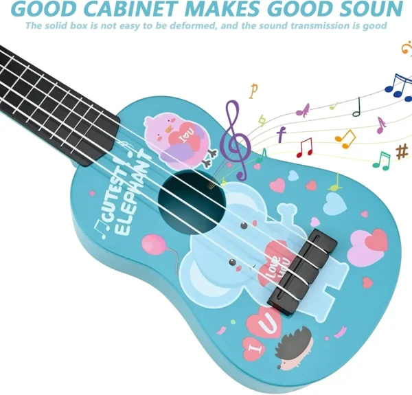Guitare Pour Débutants – Avec 4 Cordes Réglables – Instrument Classique Pour Les Tout-Petits De 3 à 12 Ans - Garçons et Filles – Image 4