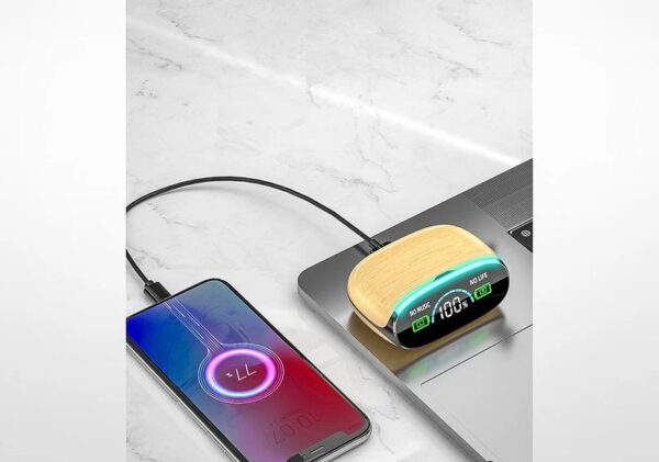 Écouteurs Véritablement Sans Fil - Bluetooth - Étanches - Contrôle Tactile - Microphone Intégré - Avec Affichage De Puissance LED – Image 5