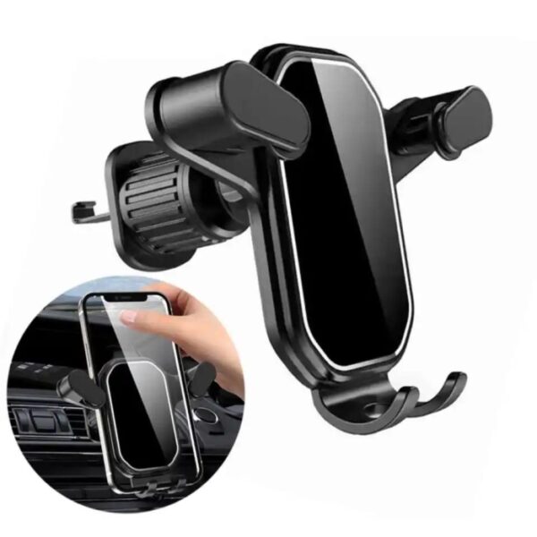 Support De Téléphone De Voiture – Grille D'aération – Support De Téléphone CD à Gravité en Métal et Support De Navigation De Voiture – Image 3