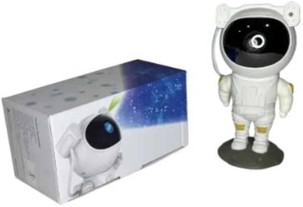 Astronaute - Veilleuse - Vue Galaxy Télécommandée - Rotation à 360 Degrés - 7 Modes étoiles - Minuterie et Fonction Veille pour Enfants – Image 7