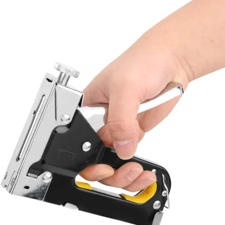Pistolet à Clous Manuel 3 en 1 – Agrafeuse Décorative – Pistolet à Clous Robuste et Élégant
