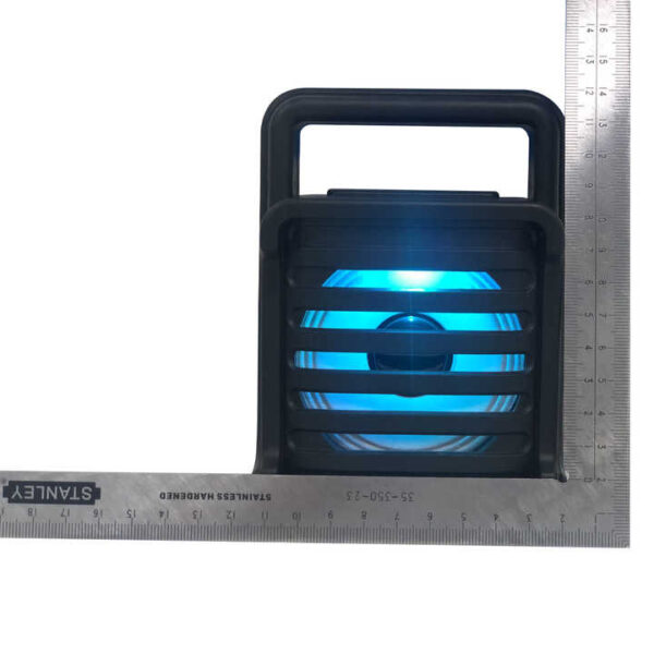 Haut parleur Bluetooth Portable 4 en 1 - LED - Rechargeable Avec USB - Design Moderne - Radio - Carte MicroSD et Connexion Auxiliaire - Son Puissant – Image 6