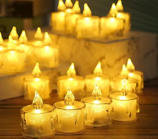 Packs De 5 Bougies Chauffe-Plat LED - Électriques Sans Fumée - Sans Flamme – Image 9