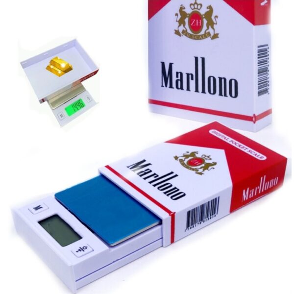 Balance De Précision Numérique De - Forme de Paquet De Cigarettes - 0,01 à 600 g