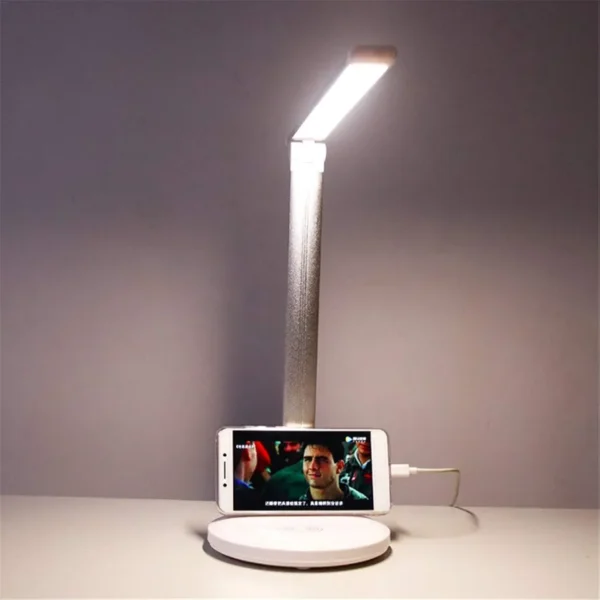Lampe De Bureau LED 5 W - Pliable - Lampe LED USB - Interrupteur Tactile 3 Modes