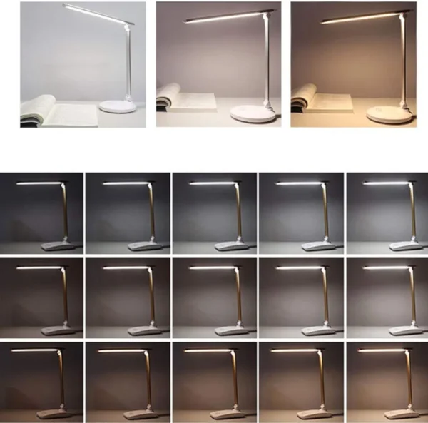 Lampe De Bureau LED 5 W - Pliable - Lampe LED USB - Interrupteur Tactile 3 Modes – Image 4