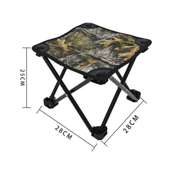 Chaise pliante -  Portable Pour Une Utilisation en Extérieur - Tissu - Avec Sac De Transport – Image 2