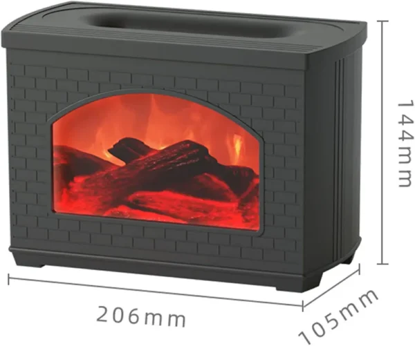 Diffuseur D'huiles Essentielles - Brume Fraîche - 270 ml - Humidificateur D'air Silencieux - Noir – Image 6