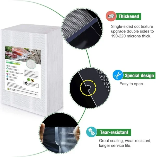 Pack De 20 Sacs Sous Vide Alimentaire 25x40 Cm – Image 12