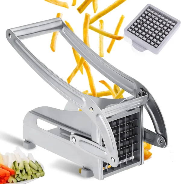 Coupe-pommes de Terre Professionnel Avec 2 Inserts - Antidérapant – Image 9