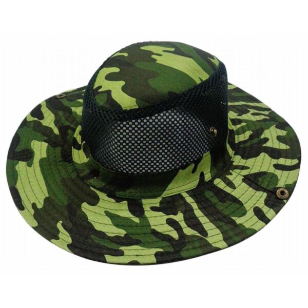 Chapeau De Soleil Camouflage En Coton Avec Un Cordon De Serrage - Unisexe - imperméable – Image 8