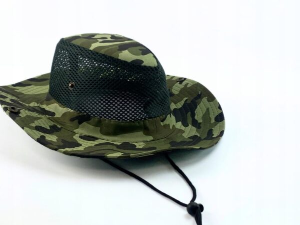 Chapeau De Soleil Camouflage En Coton Avec Un Cordon De Serrage - Unisexe - imperméable – Image 6