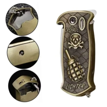 Couteau Briquet En Métal Avec Décapsuleur - Multifonction - Rechargeable