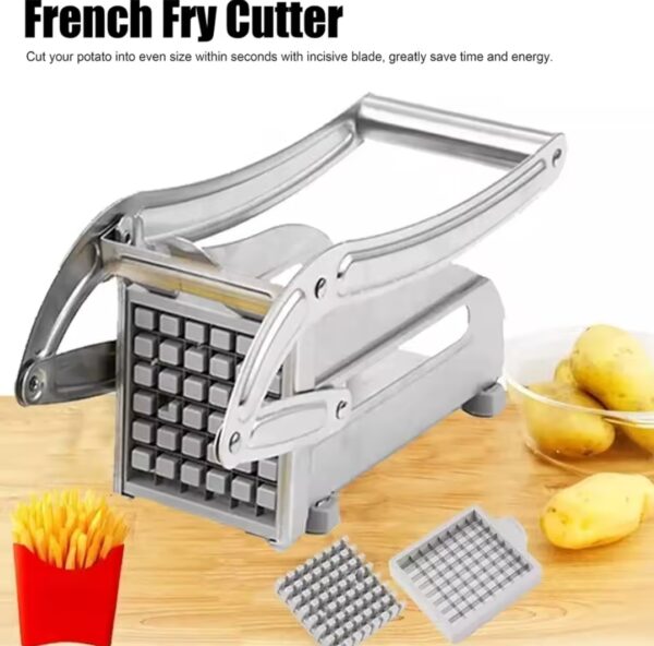Coupe-pommes de Terre Professionnel Avec 2 Inserts - Antidérapant – Image 10