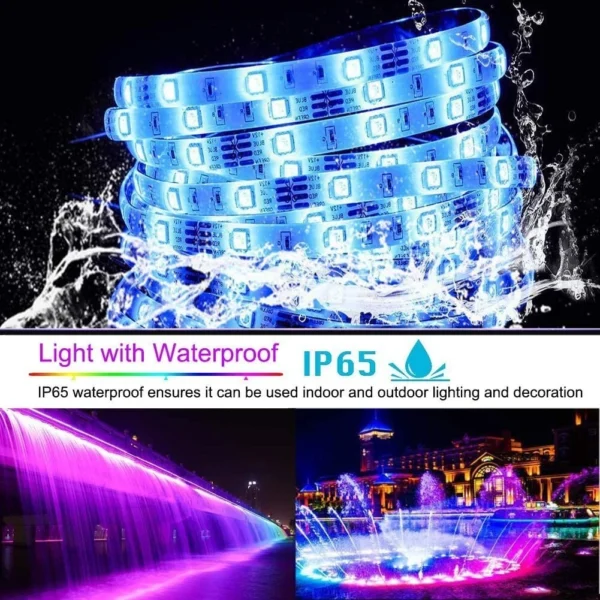 Bande Lumineuse LED 5050 - 12 V - 10 m - WI-FI  RGB RGBW - Télécommande - Microcontrôleur - Alimentation Via Application – Image 10