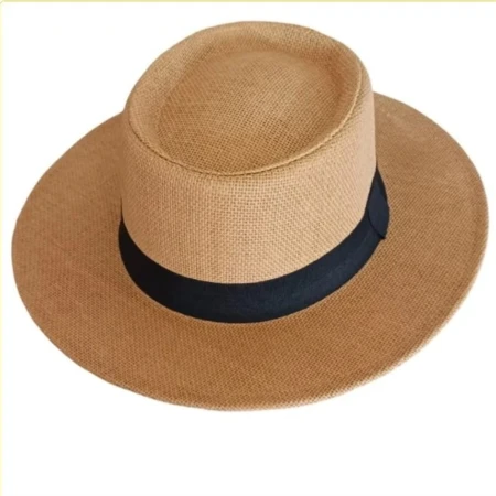 Chapeau De Soleil Unisexe - Large Bord - Élégant et Pratique  - Marron