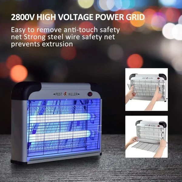 Piège à Insectes Électronique D'intérieur 16 W pour la Lutte Antiparasitaire – Image 4