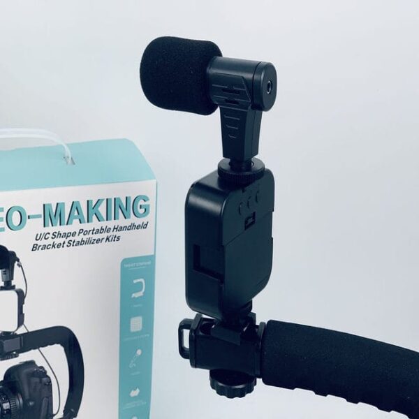 Stabilisateur De Caméra Portable – Microphone et Support De Diffusion en Direct – pour Téléphones Mobiles Android – Image 5