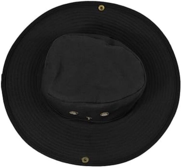 Chapeau De Soleil Pliable à Large Bord Avec Protection UV - Unisexe  Noir – Image 7