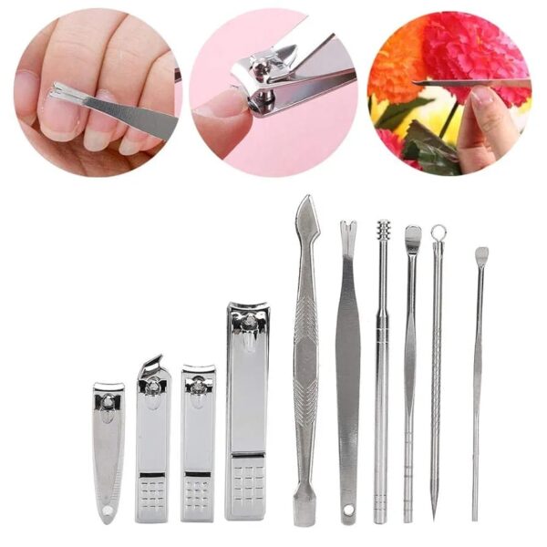 Packs De 19 Outils De Soin Des Ongles en Acier Inoxydable. – Image 2