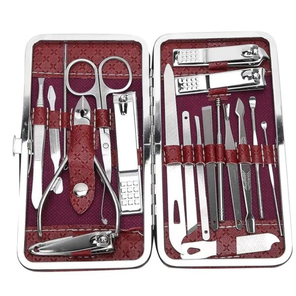 Packs De 19 Outils De Soin Des Ongles en Acier Inoxydable. – Image 6