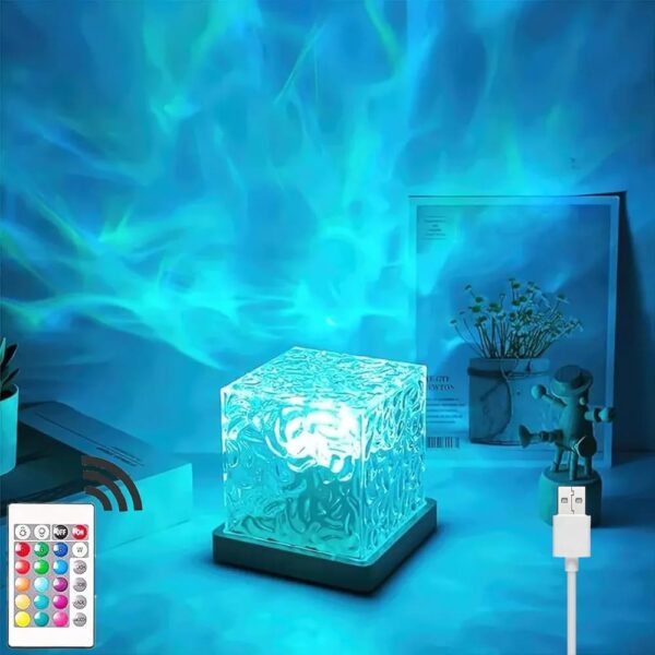 Lampe Cube - 16 Couleurs Dynamiques - Télécommande - Lampe D'Ambiance LED - Rechargeable – Image 10