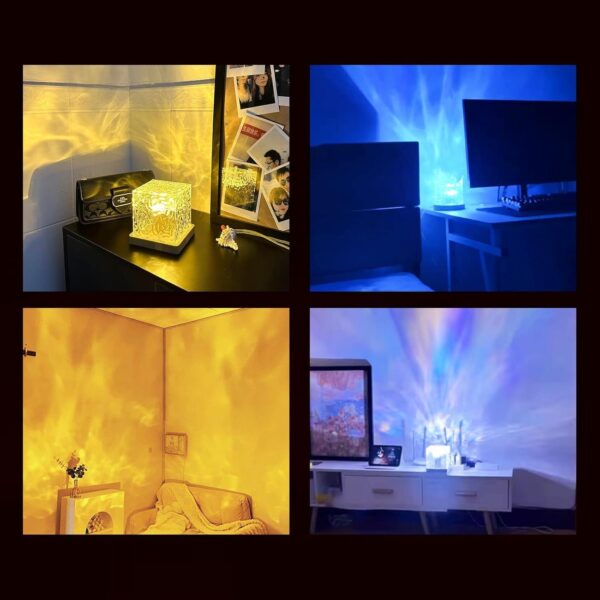 Lampe Cube - 16 Couleurs Dynamiques - Télécommande - Lampe D'Ambiance LED - Rechargeable – Image 13