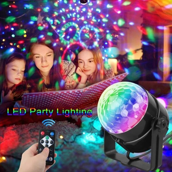 Boule Disco - Éclairage DJ - 7 Modes De Couleur - Télécommande et Musique – Image 6