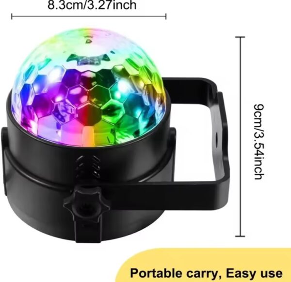 Boule Disco - Éclairage DJ - 7 Modes De Couleur - Télécommande et Musique – Image 11