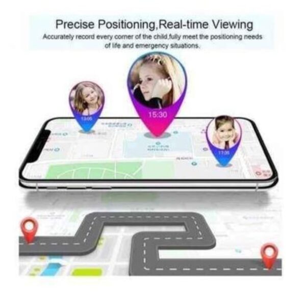 Montre Connectée Pour enfants - Bracelet Étanche avec Caméra - Appels et SOS - Réveil et Tracker - Violet – Image 13