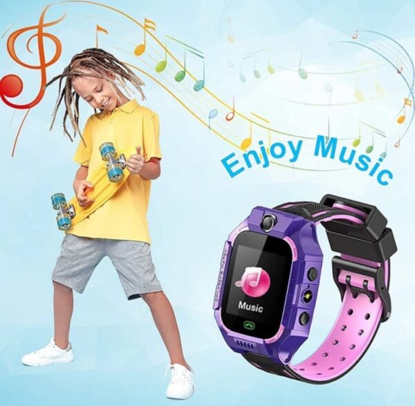 Montre Connectée Pour enfants - Bracelet Étanche avec Caméra - Appels et SOS - Réveil et Tracker - Violet – Image 15