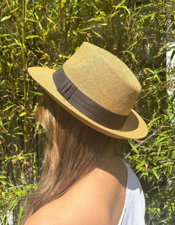 Chapeau de Soleil Unisexe - Bord large - Confortable - Marron – Image 8