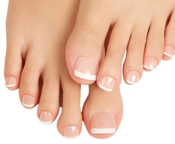 Packs De 36 Faux Ongles De Pieds Élégants avec 36 Autocollants – French – Image 5