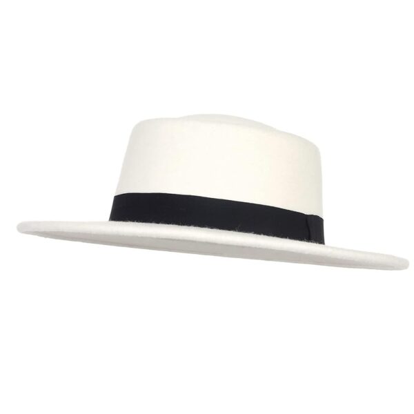 Chapeau De Soleil Unisexe - Large bord - Élégant et Pratique - Été - Blanc – Image 9