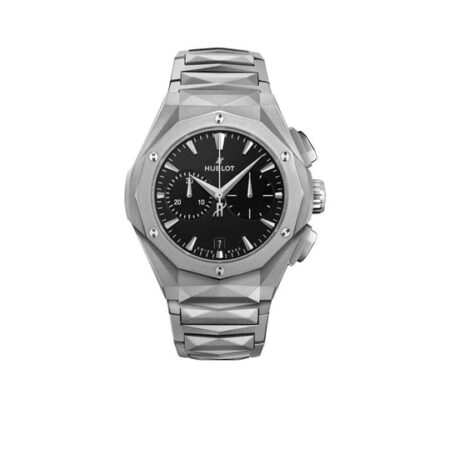 Montre Hublot Pour Homme – Bracelet En Acier Inoxydable – Résistance à l'eau - Qualité Premium - Noir