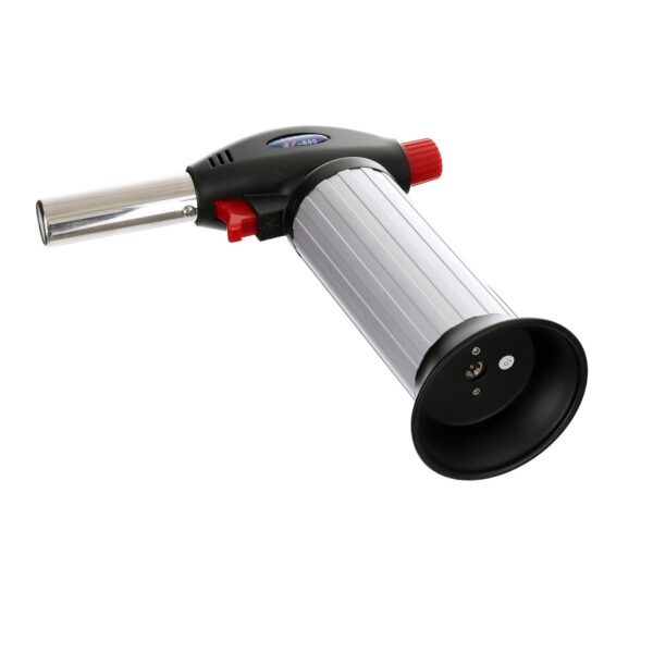Chalumeau au Butane Amélioré - Briquet De Cuisine Rechargeable - Compatible Avec Tous Les Réservoirs De Butane - Verrouillage De Sécurité et Flamme Réglable. – Image 4
