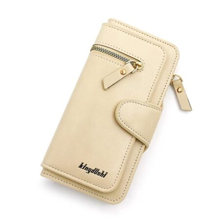 Nouveau Portefeuille Pour Femme Avec Porte-Monnaie - Cuir Synthétique - Multifonction - Grande Capacité