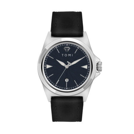Montre à Quartz Tomi Pour Homme - Bracelet en Cuir De Qualité Supérieure - Affichage De La Date - Résistante à L'eau
