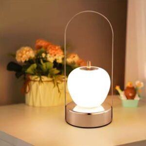 Lampe De Dable LED En Forme Pomme - Portable Et Rechargeable