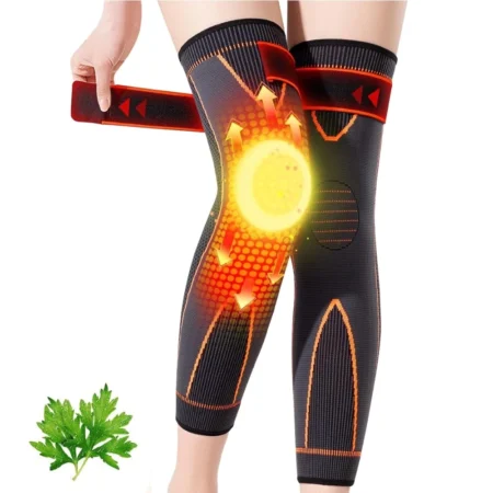 Packs De Deux Genouillère Thérapeutiques Anti-varices À La Tourmaline - Points De Pression - Auto-Chauffantes - Pour Hommes Et Femmes